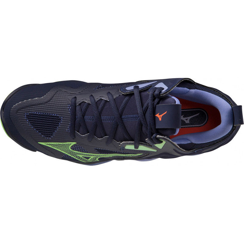 mizuno wave momentum 3 mid marine vert