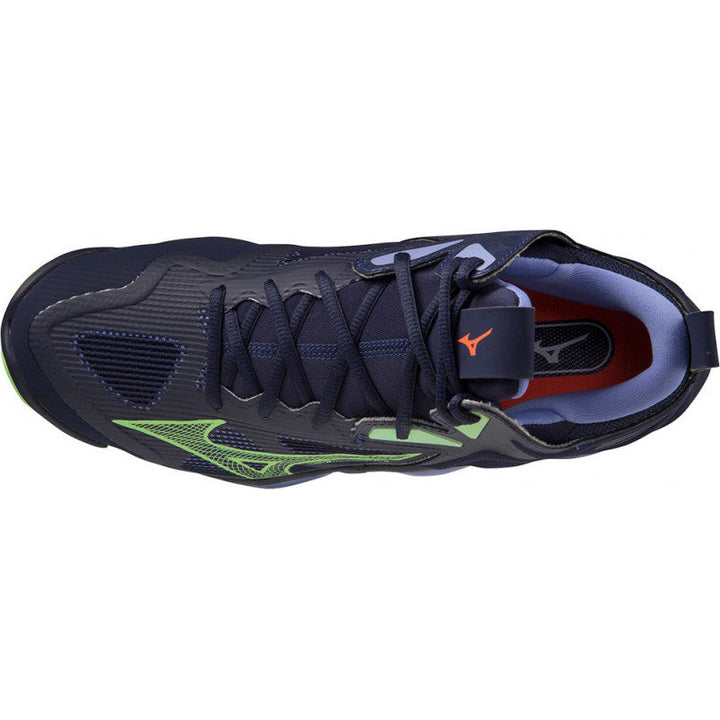 mizuno wave momentum 3 mid marine vert