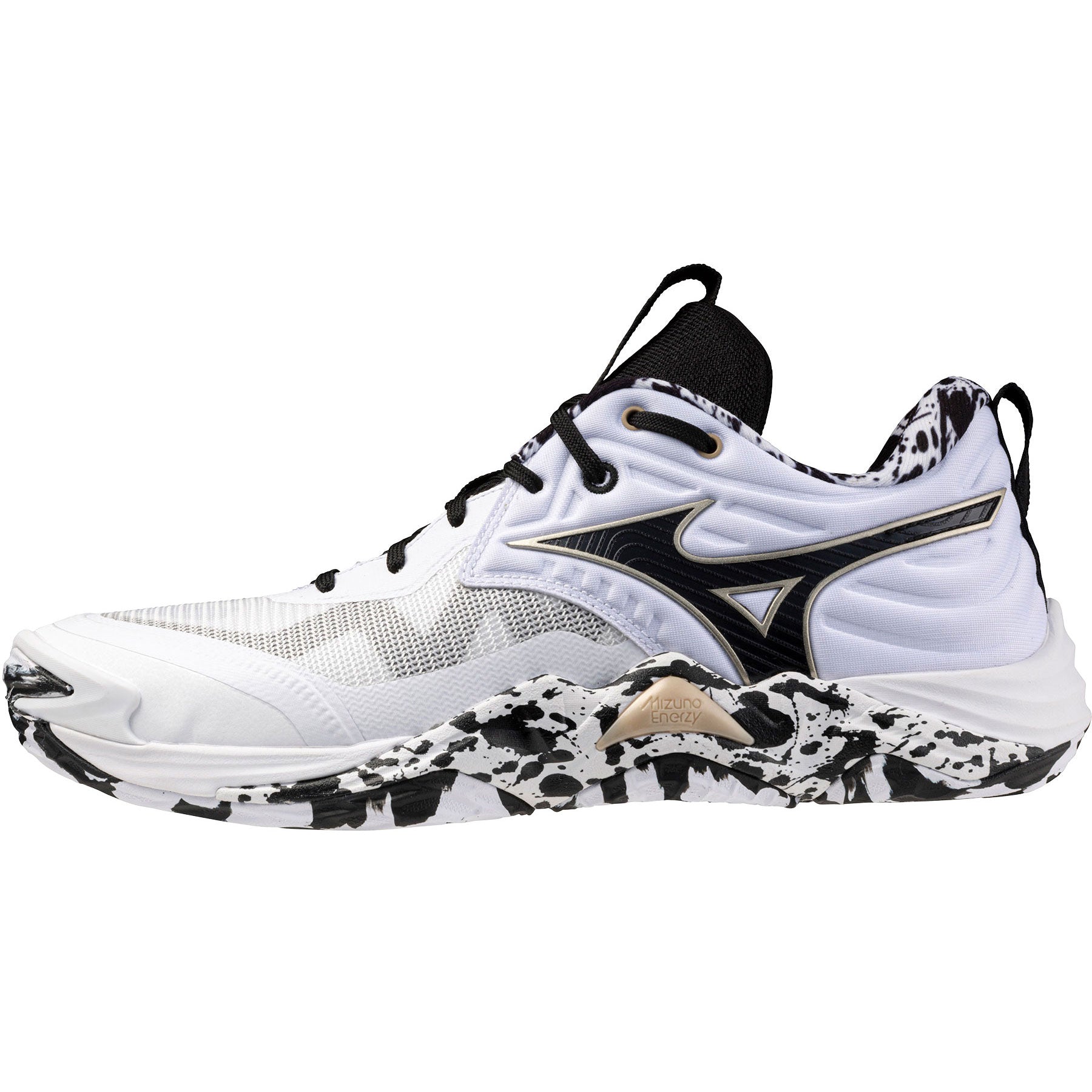 mizuno wave momentum elite kakizome blanc noir or - Hand Shop