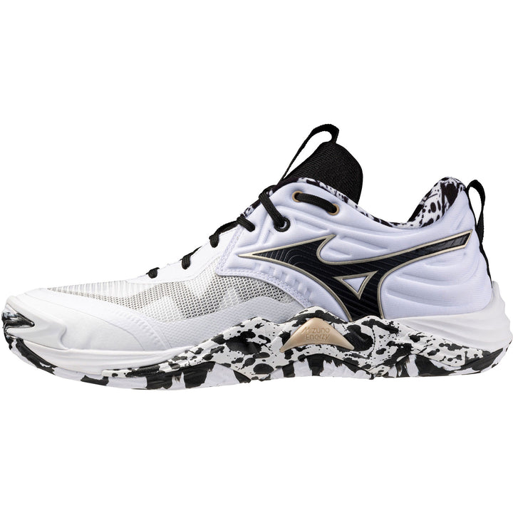 mizuno wave momentum elite kakizome blanc noir or