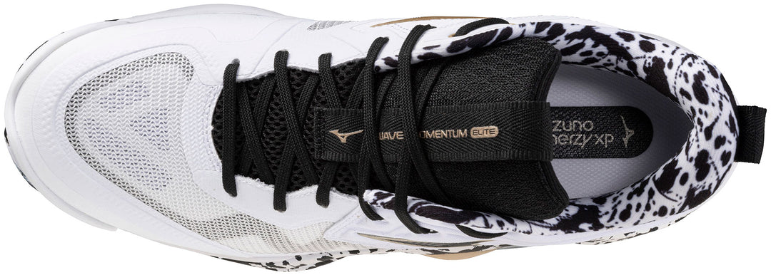 mizuno wave momentum elite kakizome blanc noir or