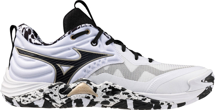 mizuno wave momentum elite kakizome blanc noir or