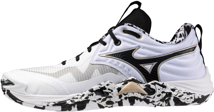 mizuno wave momentum elite kakizome blanc noir or