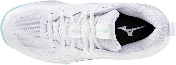 Mizuno Wave Momentum Pro blanc gris vert