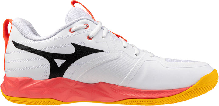 mizuno wave momentum pro blanc orange jaune