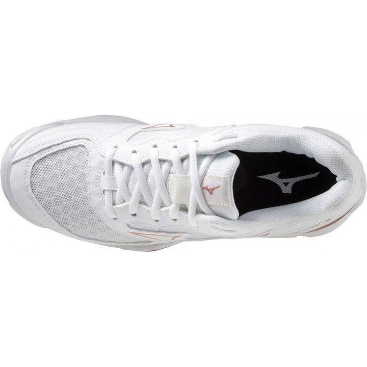 mizuno wave phantom 3 femme blanc bronze