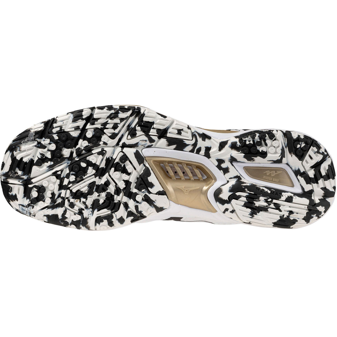 mizuno wave stealth 6 kakizome blanc noir or