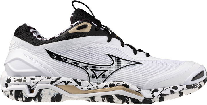 mizuno wave stealth 6 kakizome blanc noir or