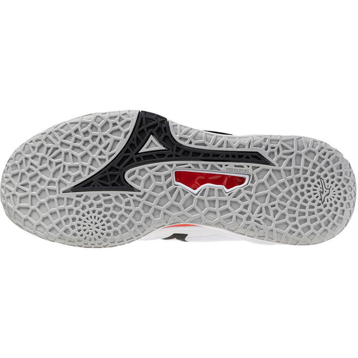 mizuno wave stealth neo 2 blanc rouge noir