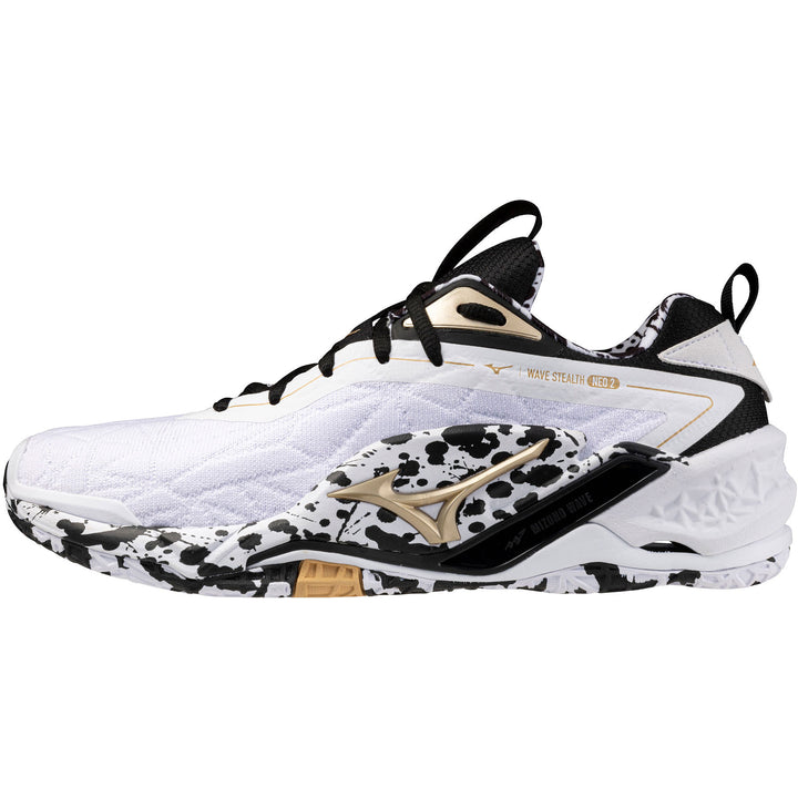 mizuno wave stealth neo 2 kakizome blanc noir or