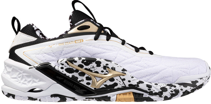 mizuno wave stealth neo 2 kakizome blanc noir or