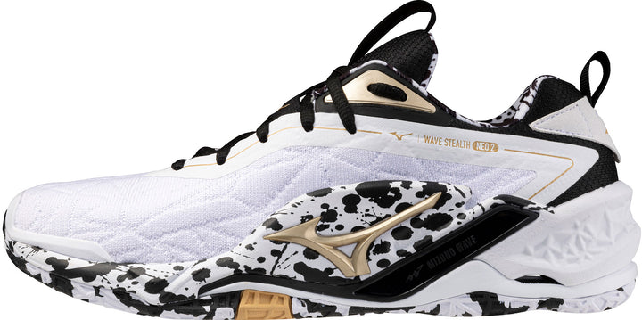 mizuno wave stealth neo 2 kakizome blanc noir or