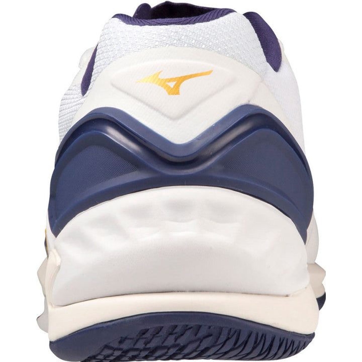 mizuno wave stealth neo blanc bleu or