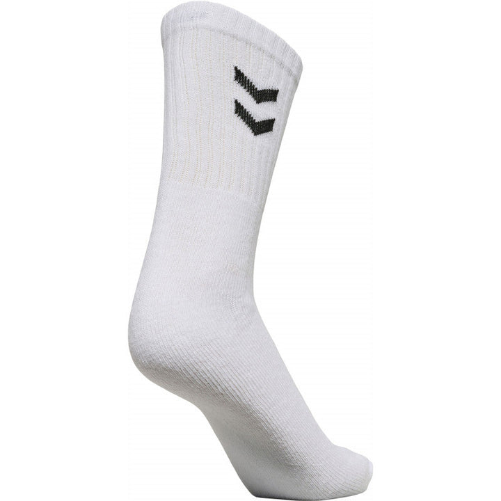paire chaussettes hummel basic blanc noir