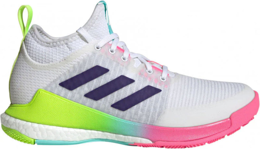 adidas crazyflight mid femme blanc multicolore