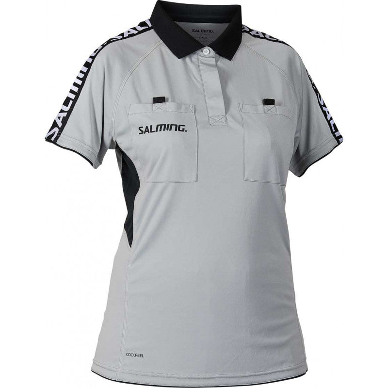 polo arbitre salming femme gris