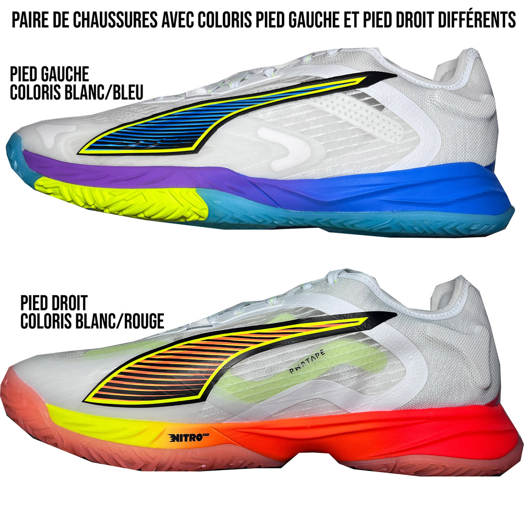 puma accelerate nitro sqd 4 game on multicolore asymetrique