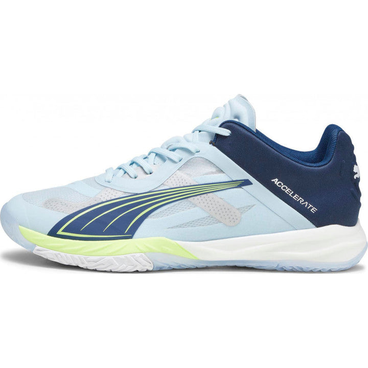 puma accelerate nitro sqd bleu ciel marine jaune