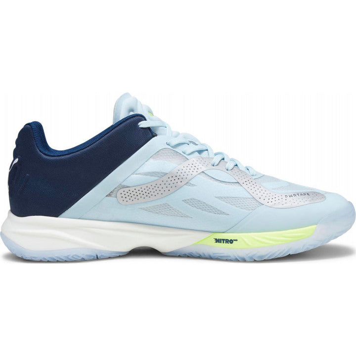puma accelerate nitro sqd bleu ciel marine jaune
