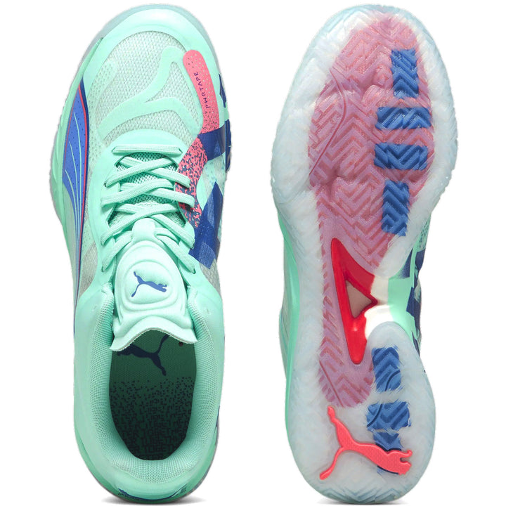 puma accelerate nitro sqd vert violet rose