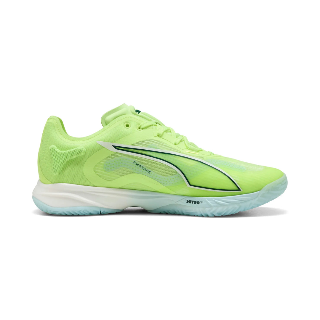 puma accelerate nitro sqd 4 jaune fluo vert