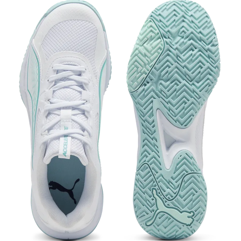 puma accelerate pro 4 blanc vert
