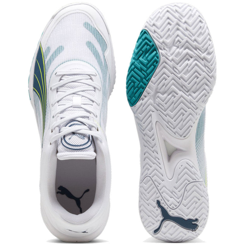 puma accelerate turbo blanc vert