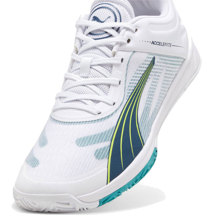 puma accelerate turbo blanc vert