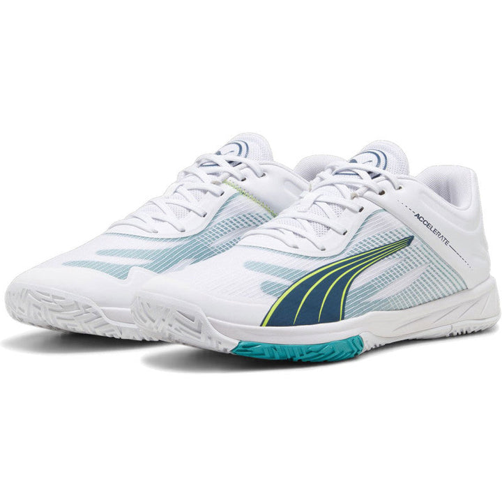 puma accelerate turbo blanc vert