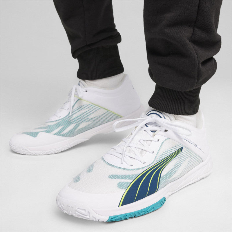 puma accelerate turbo blanc vert
