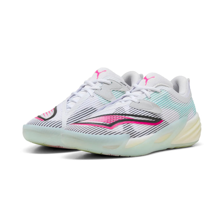 Puma all pro nitro 2 blanc vert noir rose