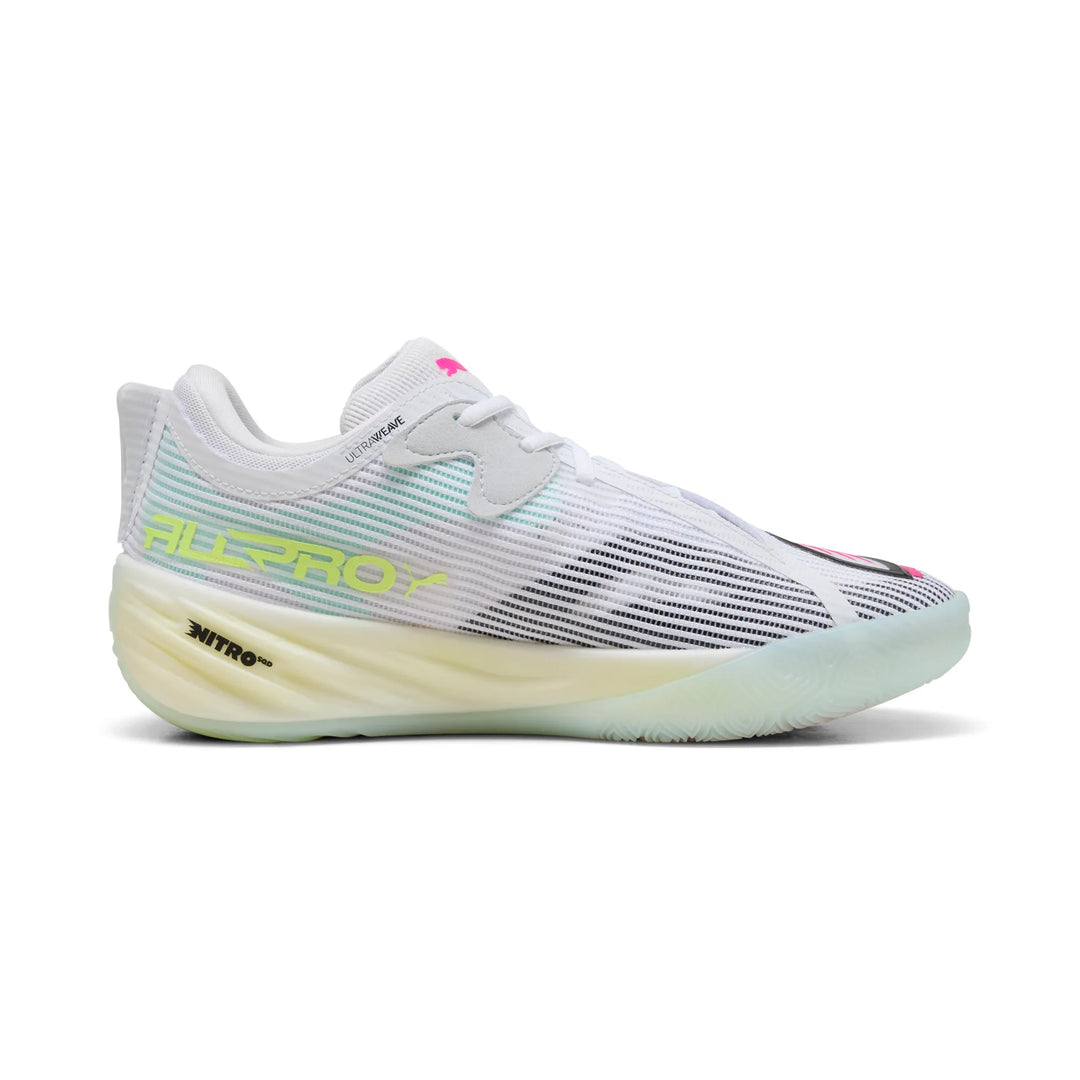 Puma all pro nitro 2 blanc vert noir rose