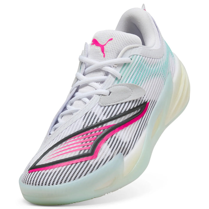 Puma all pro nitro 2 blanc vert noir rose