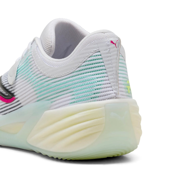 Puma all pro nitro 2 blanc vert noir rose