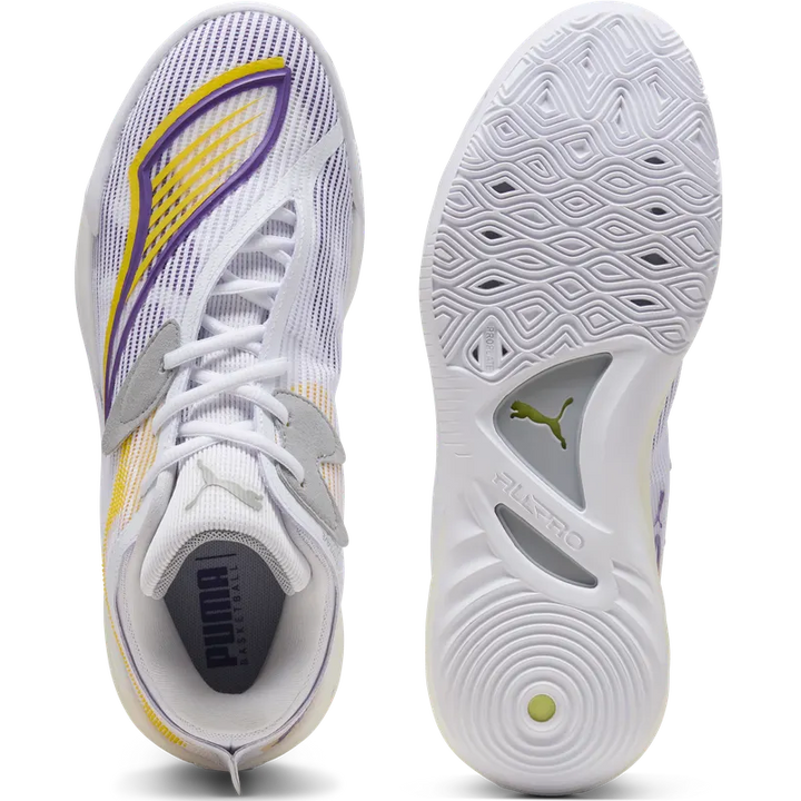 Puma All Pro Nitro 2 Blanc Violet Jaune Los Angeles