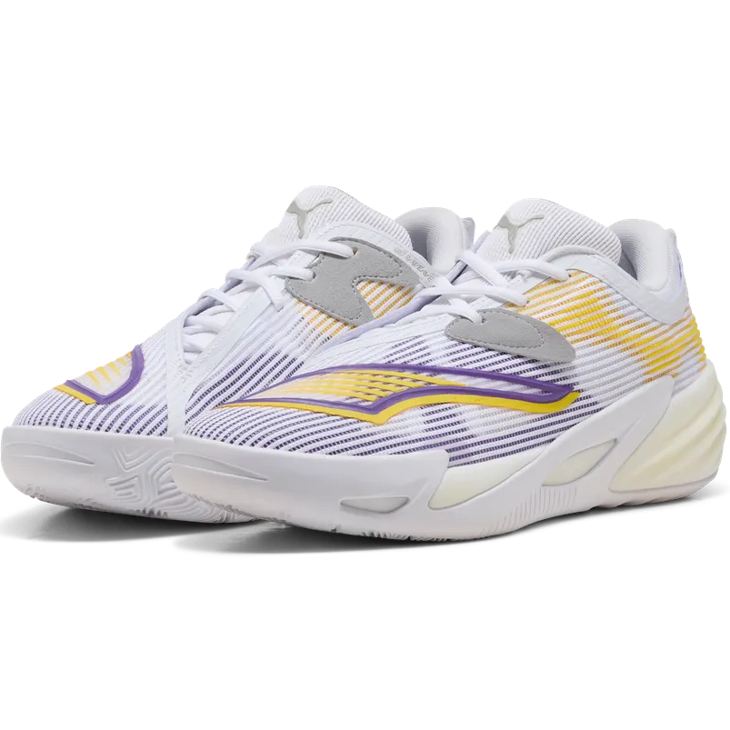 Puma All Pro Nitro 2 Blanc Violet Jaune Los Angeles