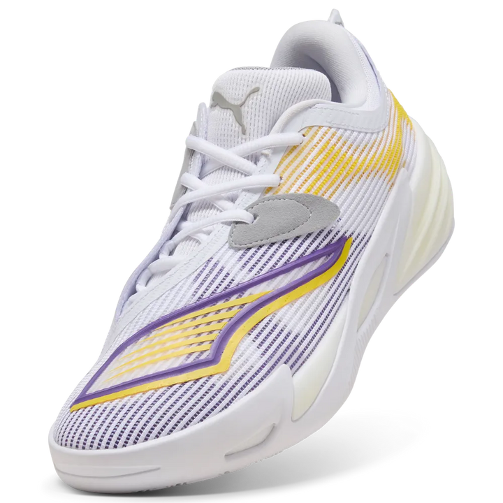 Puma All Pro Nitro 2 Blanc Violet Jaune Los Angeles
