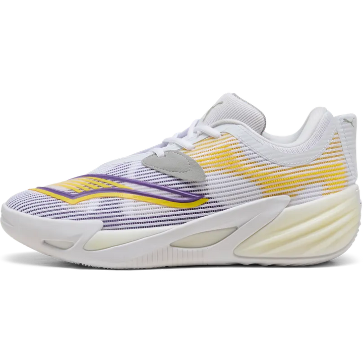 Puma All Pro Nitro 2 Blanc Violet Jaune Los Angeles