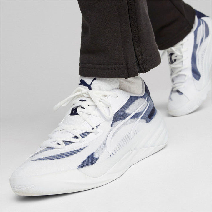 puma all pro nitro team bleu blanc
