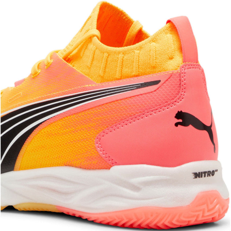 puma eliminate nitro sqd orange noir blanc rose