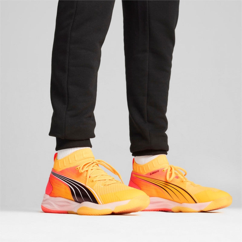 puma eliminate nitro sqd orange noir blanc rose