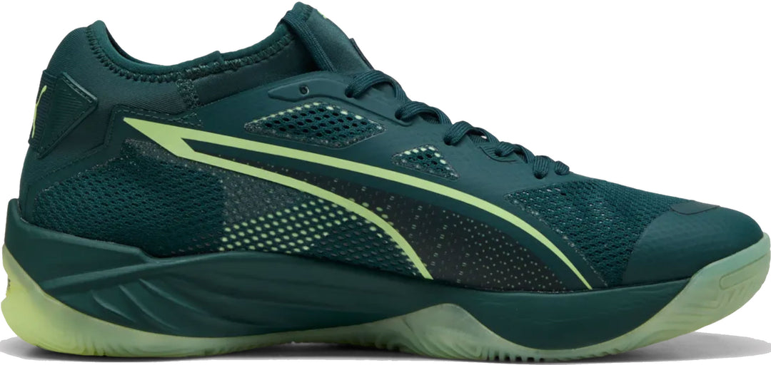 puma eliminate nitro sqd 4 vert jaune