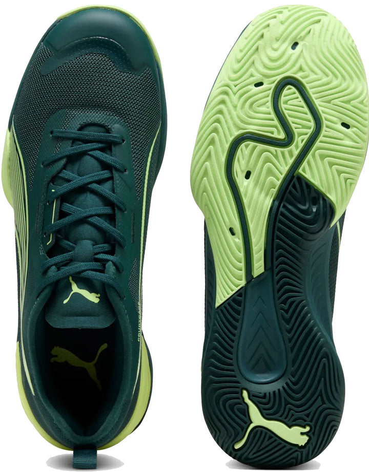 puma eliminate nitro 4 vert jaune