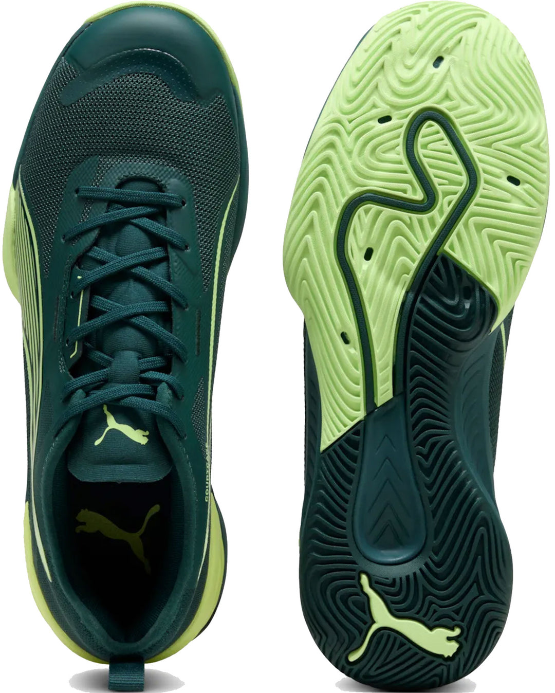puma eliminate nitro 4 vert jaune
