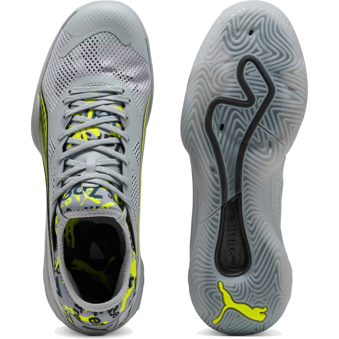 puma elmiminate nitro sqd 4 berlin gris jaune