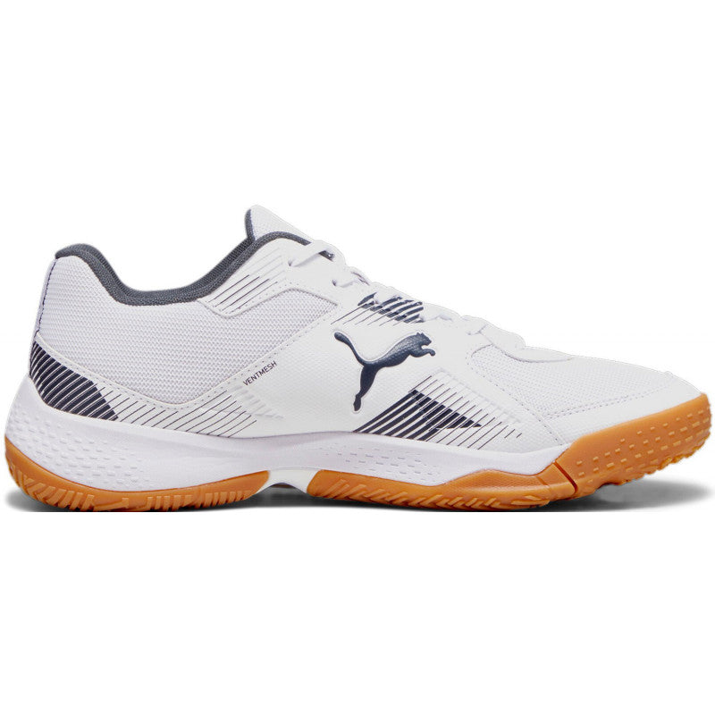 puma solarflash II blanc gris fonce