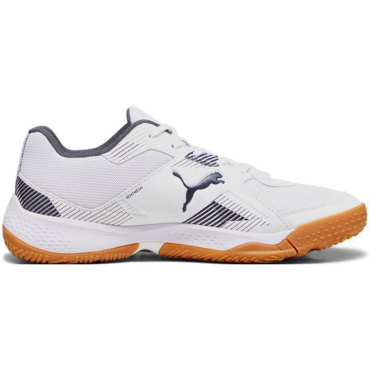 puma solarflash II blanc gris fonce