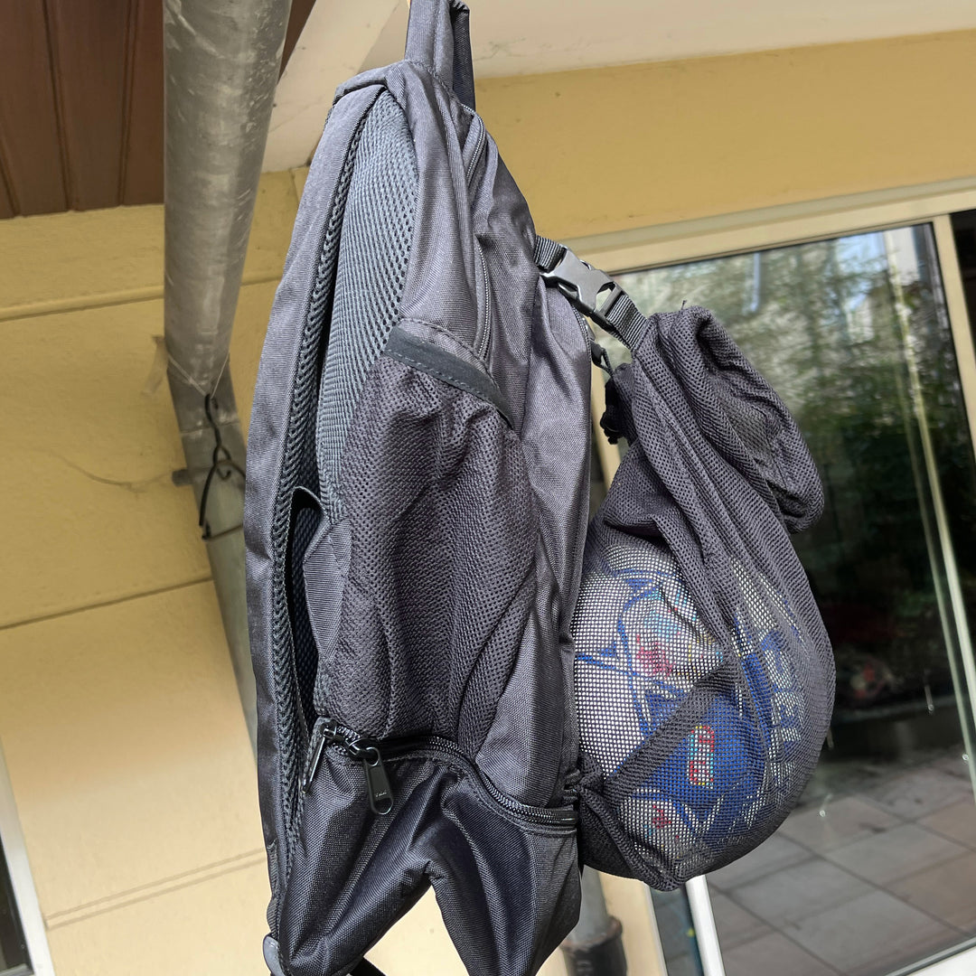 sac a dos handball avec filet pour ballon