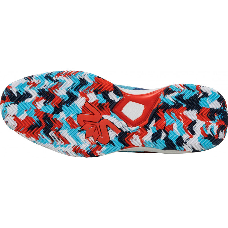 salming rebel camo etd rouge bleu blanc
