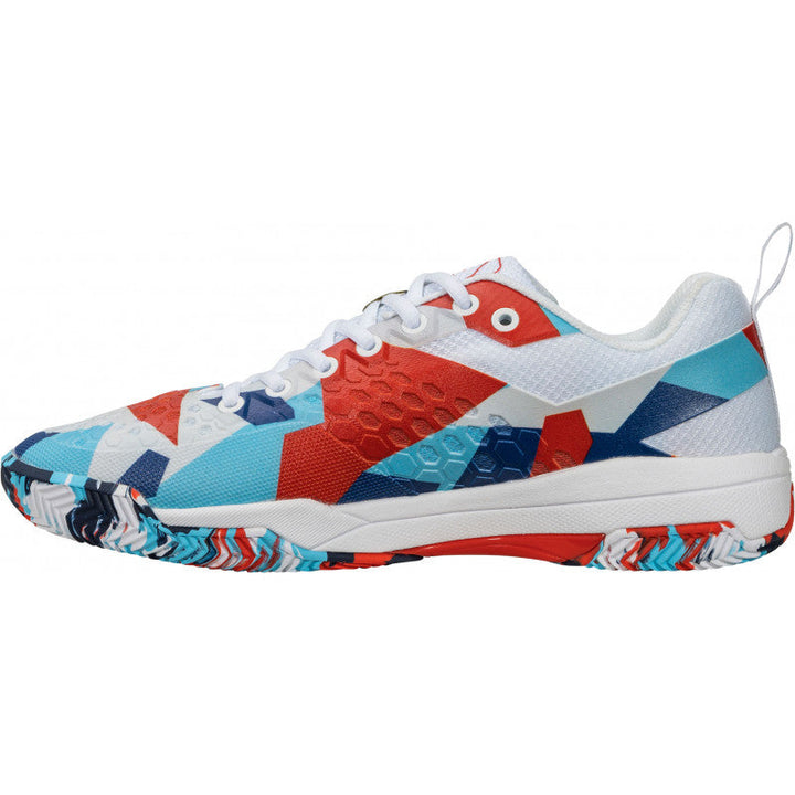 salming rebel camo etd rouge bleu blanc
